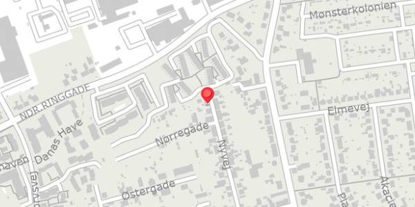 Trafikstøjkort på Nyvej 27, . , 4200 Slagelse