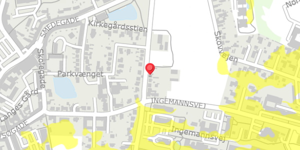 Trafikstøjkort på Parkvej 5, . , 4200 Slagelse