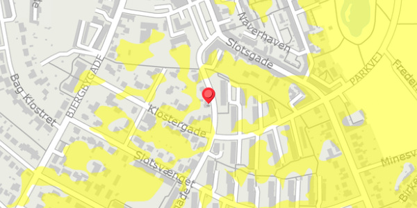 Trafikstøjkort på Priorgade 8, 4200 Slagelse