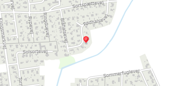 Trafikstøjkort på Rødhalsevej 19, . , 4200 Slagelse
