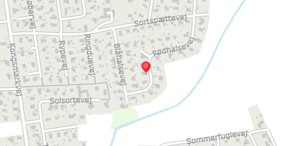 Trafikstøjkort på Rødhalsevej 22, . , 4200 Slagelse