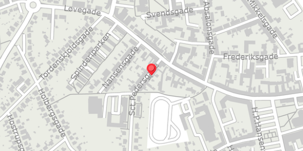 Trafikstøjkort på Sct.Pedersgade 3, st. th, 4200 Slagelse