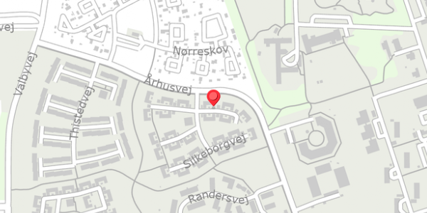 Trafikstøjkort på Silkeborgvej 3, 4200 Slagelse