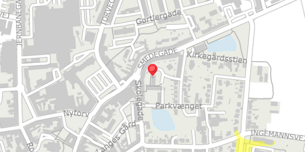 Trafikstøjkort på Skolegade 1B, . , 4200 Slagelse