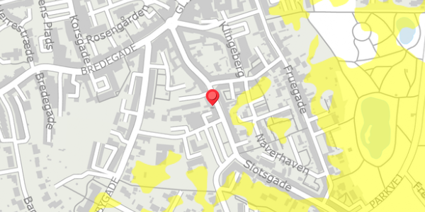 Trafikstøjkort på Slotsgade 22, . , 4200 Slagelse
