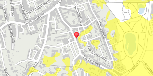 Trafikstøjkort på Slotsgade 23, . , 4200 Slagelse