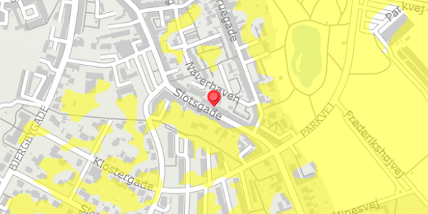 Trafikstøjkort på Slotsgade 39, 4200 Slagelse