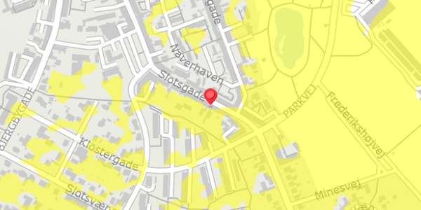 Trafikstøjkort på Slotsgade 42A, . , 4200 Slagelse