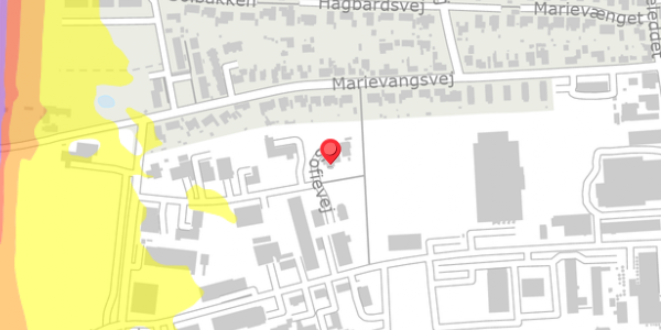 Trafikstøjkort på Sofievej 11, . , 4200 Slagelse