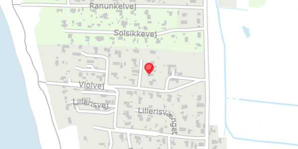 Trafikstøjkort på Violvej 4, . , 4200 Slagelse