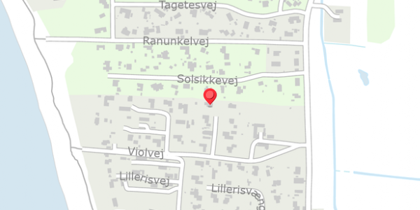 Trafikstøjkort på Violvej 10, . , 4200 Slagelse