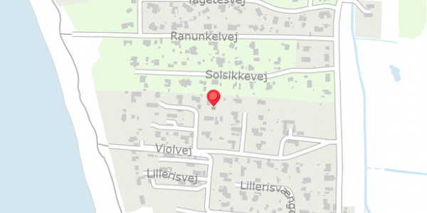 Trafikstøjkort på Violvej 22A, . , 4200 Slagelse