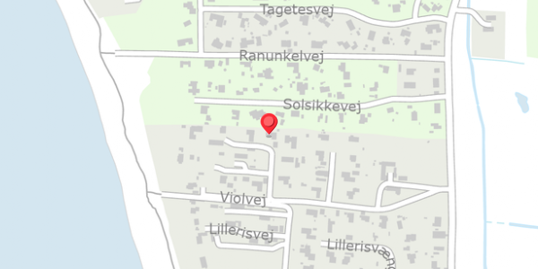 Trafikstøjkort på Violvej 22B, . , 4200 Slagelse