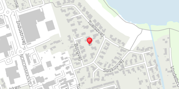 Trafikstøjkort på Borgvej 13, . , 4180 Sorø