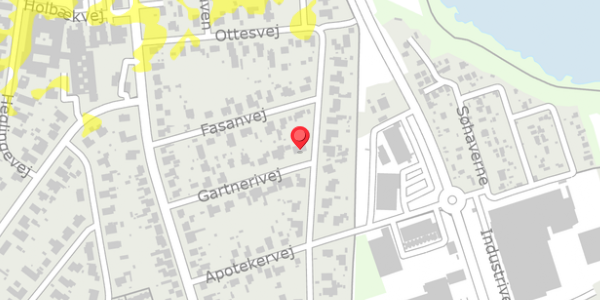 Trafikstøjkort på Gartnerivej 13, 4180 Sorø