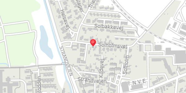 Trafikstøjkort på Solholmsvej 13, 4520 Svinninge