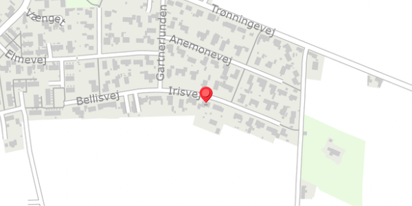 Trafikstøjkort på Irisvej 8, . , 4520 Svinninge