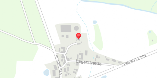 Trafikstøjkort på Bagerstræde 5, . , 4450 Jyderup