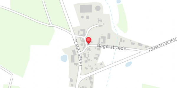 Trafikstøjkort på Bagerstræde 7, . , 4450 Jyderup