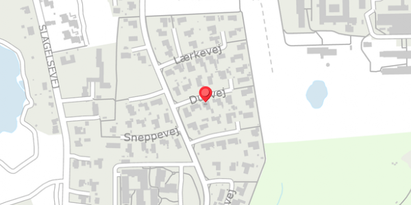 Trafikstøjkort på Duevej 6, . , 4450 Jyderup