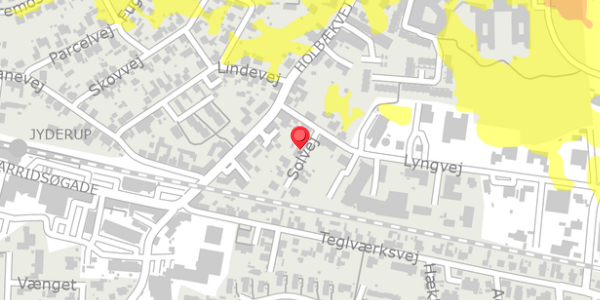 Trafikstøjkort på Solvej 2, 1. , 4450 Jyderup