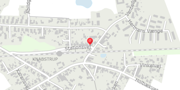 Trafikstøjkort på Stationsvej 2D, 4440 Mørkøv