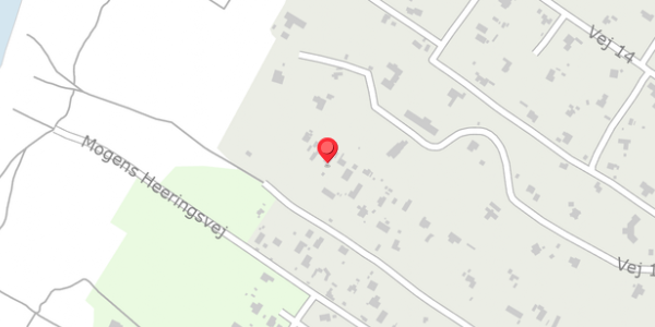 Trafikstøjkort på Ericavej 36, 4560 Vig