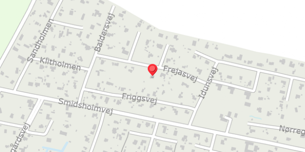 Trafikstøjkort på Frejasvej 8, . , 4560 Vig