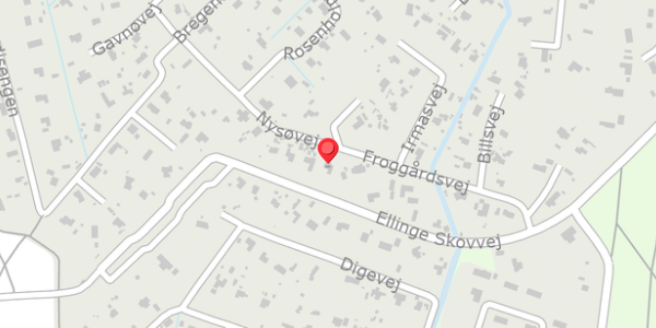 Trafikstøjkort på Froggårdsvej 15, 4573 Højby