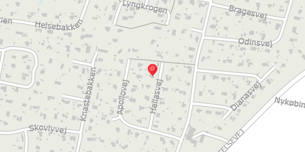 Trafikstøjkort på Hellasvej 9, 4560 Vig