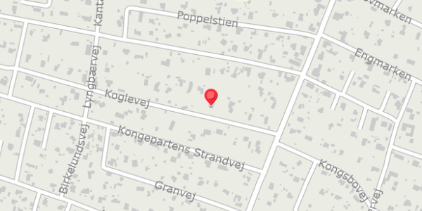 Trafikstøjkort på Koglevej 8, . , 4560 Vig