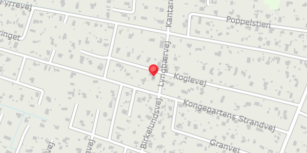 Trafikstøjkort på Koglevej 23, . , 4560 Vig