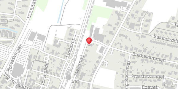 Trafikstøjkort på Mejerivej 18, . , 4560 Vig