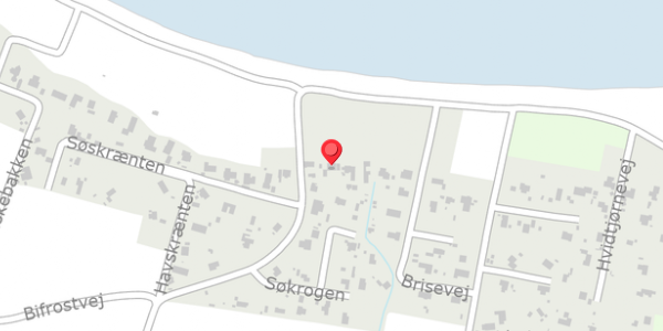 Trafikstøjkort på Nordre Strandvej 18, 4500 Nykøbing Sj