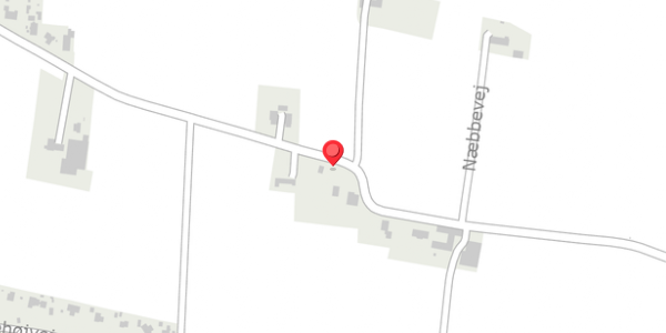 Trafikstøjkort på Næbbevej 6, 4560 Vig