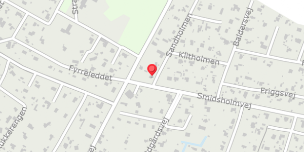 Trafikstøjkort på Sandholmen 1, . , 4560 Vig