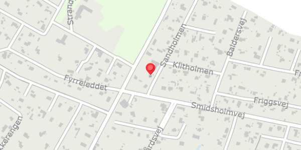 Trafikstøjkort på Sandholmen 3, . , 4560 Vig