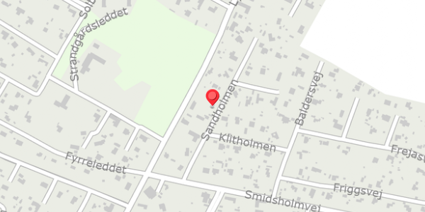 Trafikstøjkort på Sandholmen 9, . , 4560 Vig