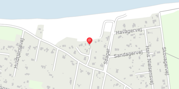 Trafikstøjkort på Sandlodden 10, 4500 Nykøbing Sj