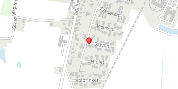Trafikstøjkort på Skiven 2, . , 4560 Vig