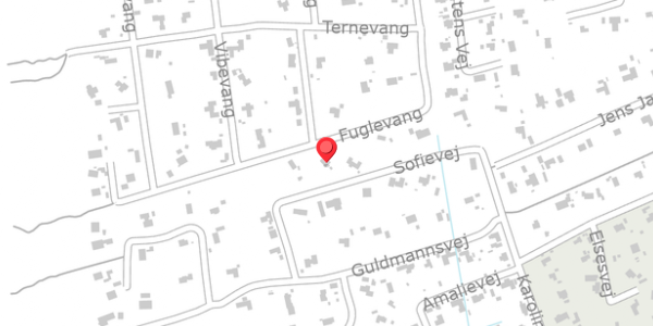 Trafikstøjkort på Sofievej 10, 4573 Højby