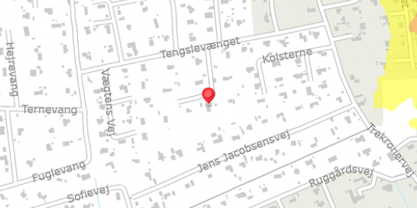 Trafikstøjkort på Tengslevænget 7, 4573 Højby