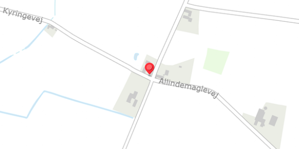 Trafikstøjkort på Kyringevej 2, 4100 Ringsted