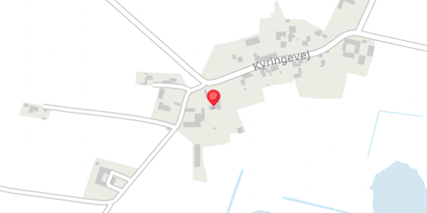 Trafikstøjkort på Kyringevej 55, 4100 Ringsted