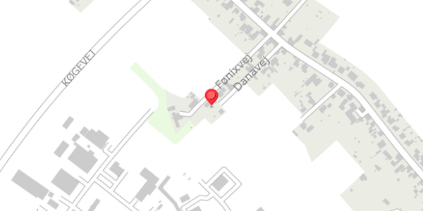 Trafikstøjkort på Danavej 10, . , 4640 Faxe