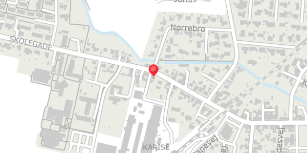 Trafikstøjkort på Skolegade 21, . , 4653 Karise