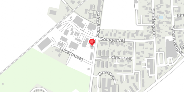 Trafikstøjkort på Solagervej 13, 4653 Karise