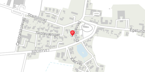 Trafikstøjkort på Errindlevvej 1B, 4895 Errindlev