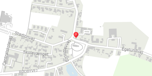 Trafikstøjkort på Errindlevvej 14, 4895 Errindlev