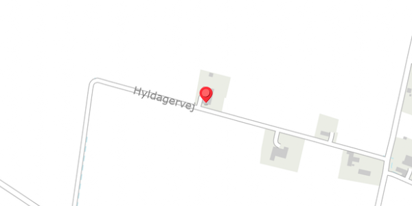 Trafikstøjkort på Hyldagervej 3, 4895 Errindlev